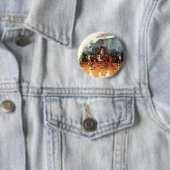 ヴィンテージバスケットボール競技、バスケットボール選手 缶バッジ (インサイチュ)