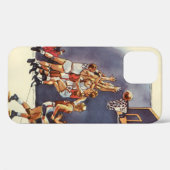 ヴィンテージバスケットボール,ゲームの選手 Case-Mate iPhoneケース (裏面 (横))