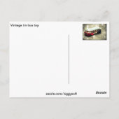 ヴィンテージバス玩具 ポストカード (裏面)