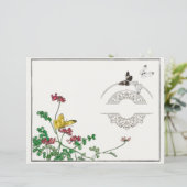 ヴィンテージバタフフランスのレーム仕訳帳タイトルページ (スタンド正面)