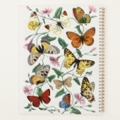 ヴィンテージバタフライとガ絵画ス プランナー手帳 (裏面)