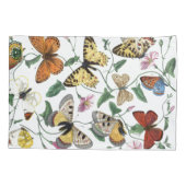 ヴィンテージバタフライとガ絵画ス 枕カバー (裏面)