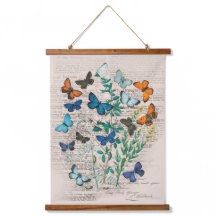 ヴィンテージバタフライウォールデコール