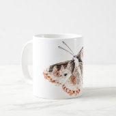 ヴィンテージバタフライオールドイラストレーション コーヒーマグカップ (正面左)