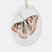 ヴィンテージバタフライオールドイラストレーション セラミックオーナメント (右)