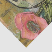 ヴィンテージバタフライガールエフェメラポートレートデクページ 薄葉紙 (詳細)