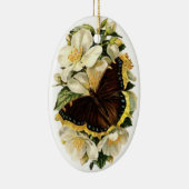 ヴィンテージバタフライクリスマスツリーオーナメント セラミックオーナメント (右)