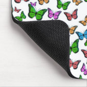 ヴィンテージバタフライパピロンオールドイラストレーションアート マウスパッド (コーナー)