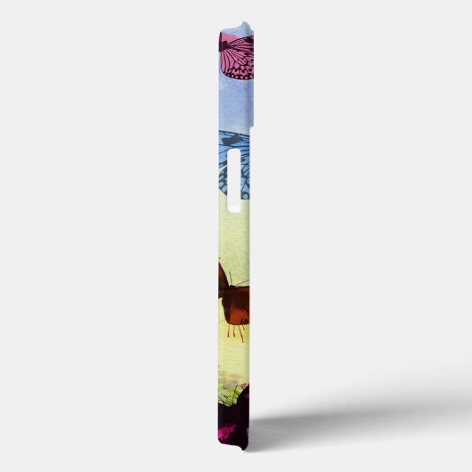 ヴィンテージバタフライパピロンオールドイラストレーションアート Case-Mate iPhoneケース (裏面 / 右)