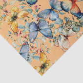 ヴィンテージバタフライビューティフルピーチデクページ 薄葉紙 (詳細)