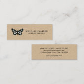 ヴィンテージバタフライロゴプロフェッショナル スキニー名刺 (正面/裏面)