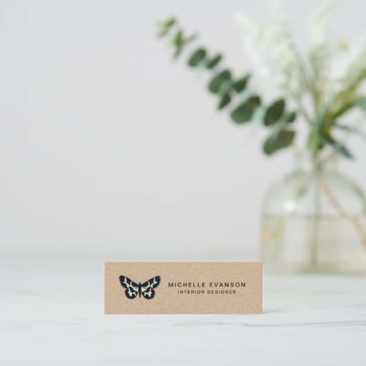 ヴィンテージバタフライロゴプロフェッショナル スキニー名刺 (スタンド正面)