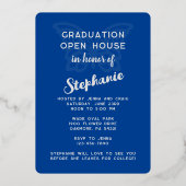 ヴィンテージバタフライ卒業 箔招待状 (裏面)