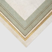 ヴィンテージバタフライ金ゴールドフレームフランスのポストマーク工芸 薄葉紙 (詳細)