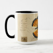 ヴィンテージバタフライ マグカップ (左)