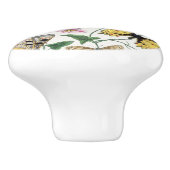 ヴィンテージバタフライ&モス  セラミックノブ (側面)