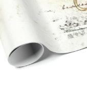 ヴィンテージバタフライ ラッピングペーパー (ロールコーナー)