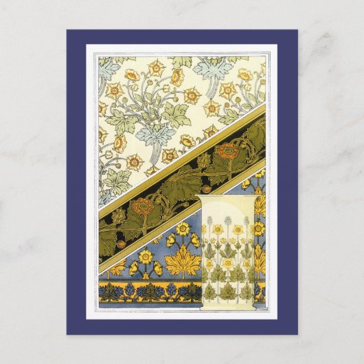 ヴィンテージバターカップM.P.ヴェルヌイユファインアート ポストカード (正面)