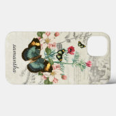 ヴィンテージバターフライズ山花エフェメラカスタム Case-Mate iPhoneケース (裏面 (横))