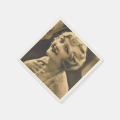 ヴィンテージバチェロレッテギャツビーブライダルシャワー スタンダードカクテルナプキン (角)