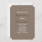 ヴィンテージバチェロレッテギャツビーブライダルシャワー 招待状 (裏面)