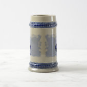 ヴィンテージバッキングブロンコセラミックスタイン ビールジョッキ (中央)