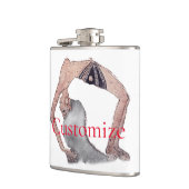 ヴィンテージバックベンドヨガポーズサンダー_コーブ フラスク (左)