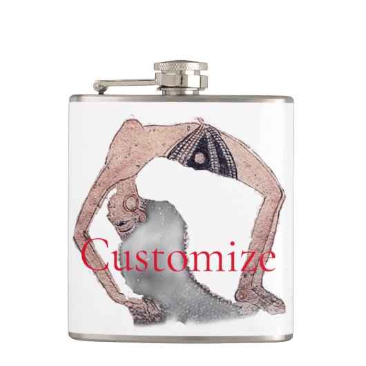 ヴィンテージバックベンドヨガポーズサンダー_コーブ フラスク (正面)
