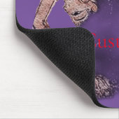 ヴィンテージバックベンドヨガポーズサンダー_コーブ マウスパッド (コーナー)