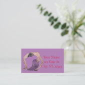 ヴィンテージバックベンドヨガポーズサンダー_コーブ 名刺 (スタンド正面)