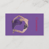 ヴィンテージバックベンドヨガポーズサンダー_コーブ 名刺 (裏面)