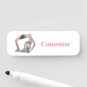 ヴィンテージバックベンドヨガポーズサンダー_コーブ 名札 (インサイチュ)