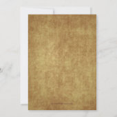 ヴィンテージバッシュ 招待状 (裏面)