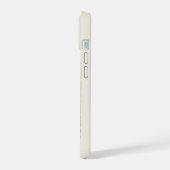 ヴィンテージバッジの面白いスマホケース | ブッククラブの雰囲気 iPhone 15ケース (左側面)