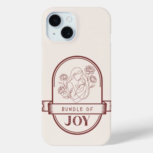 ヴィンテージバッジ かわいい スマホケース | bundle of joy Case-Mate iPhoneケース (裏面)