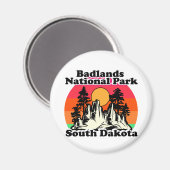 ヴィンテージバッドランズ国立公園 マグネット (正面/裏面)
