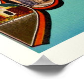 ヴィンテージバッファローニューヨークポストカードプリント ポスター (角)