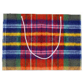 ヴィンテージバッファロープレイド ラージペーパーバッグ (裏面)