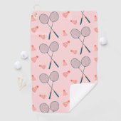 ヴィンテージバドミントンバーディラケットシュトルコック ゴルフタオル (インサイチュ)