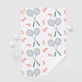 ヴィンテージバドミントンバーディラケットシュトルコック ゴルフタオル (インサイチュ)