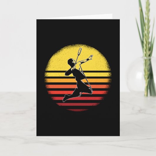 ヴィンテージバドミントン カード (正面)