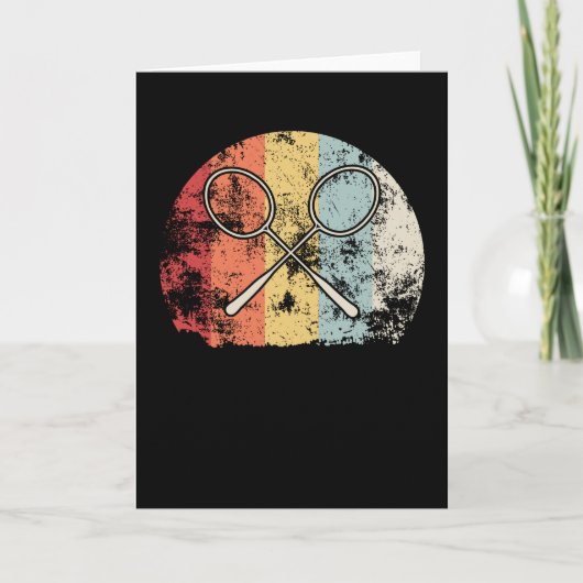 ヴィンテージバドミントン カード (正面)