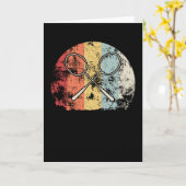 ヴィンテージバドミントン カード (黄色い花)