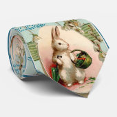 ヴィンテージバニーとイースター卵 ネクタイ (ロール)