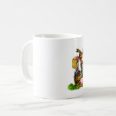 ヴィンテージバニーイースターギフト コーヒーマグカップ (正面左)