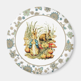 ヴィンテージバニーイースターギフト マグネット