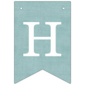 ヴィンテージバニーイースターバンティンバナー – ティール（緑がかった色） バンティングフラッグ (第2の旗)