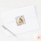 ヴィンテージバニーイースター スクエアシール (封筒)