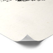 ヴィンテージバニーウサギ1800年代バニーズウサギ ポスター (角)