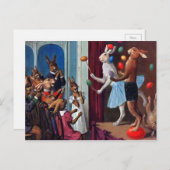 ヴィンテージバニーショーハガキ ポストカード (正面/裏面)